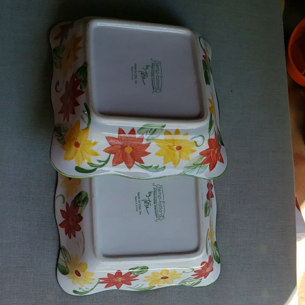 Temp-tations Floral Ceramic Bowl